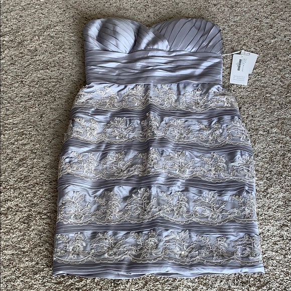 embroidered sweatheart neckline strapless wedding dress s16 - Picture 2 of 10